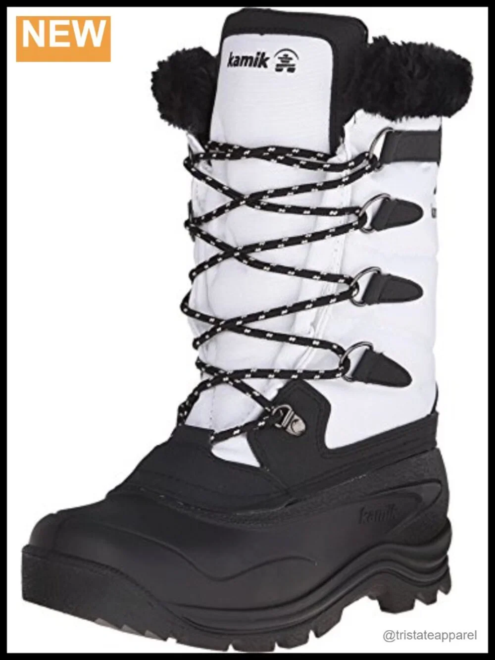 Insulated Mid-Calf Winter Snow Boots Waterproof Vegan-friendly